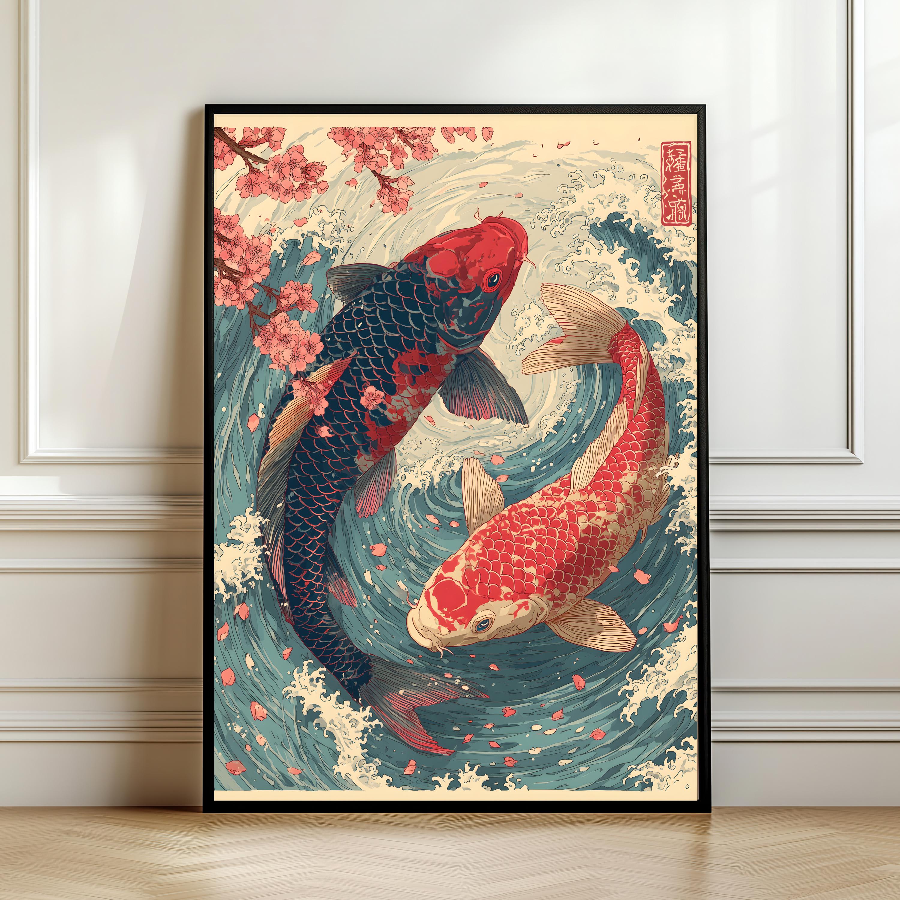 Antique Japanese Wall Art - Etsy