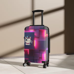 Vibrant Polycarbonate Travel Suitcase: Stylish Carry-On Luggage