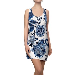 Floral Racerback Dress: Bohemian Summer Outfit