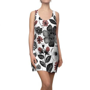 Floral Racerback Dress: Boho Chic Summer Outfit