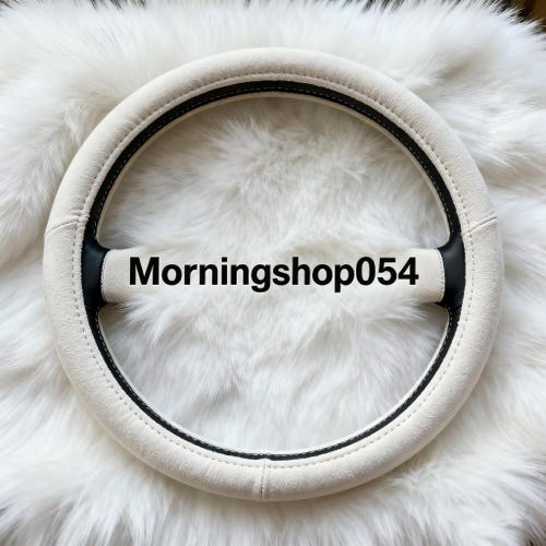 ふわふわクマのふわふわステアリングホイールカバー | 暖かい