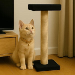Cat Tree Cat Scratching Post Premium Basics Kitten Scratcher Sisal Scratch Posts Trees with Hanging Ball for Indoor Cats