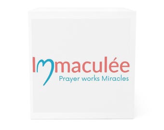 Custom for Nikki - Immaculée logo Note Cube | Prayer Works Miracles sticky note cube