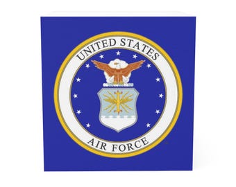 US Air Force Note Cube, United States, Patriotism, Military, Desk Deco, Office Decor, Land of the Free, USA