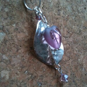 Mixed-Media Pendant of Silver and Glass image 5
