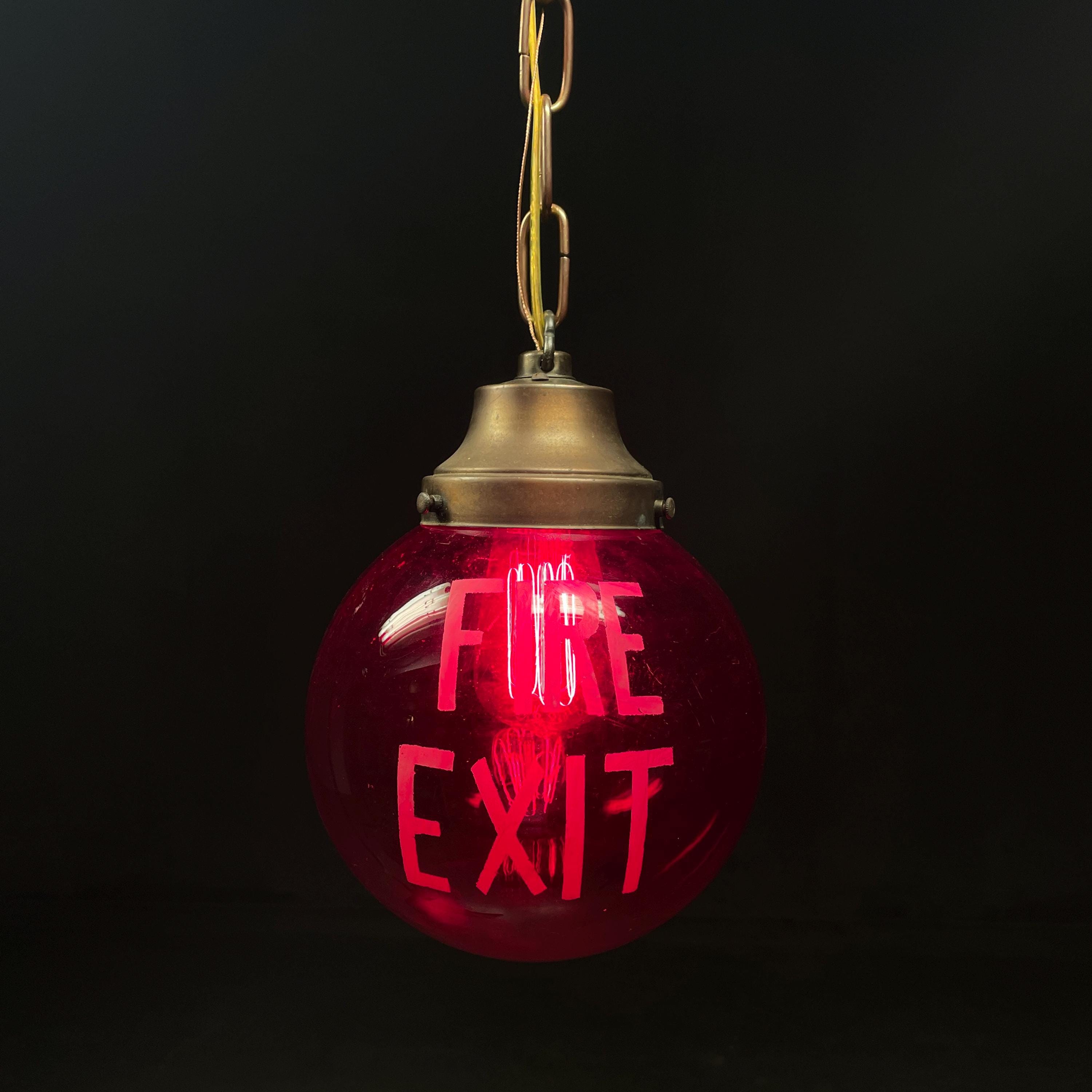 Antique Exit Light - Etsy Canada