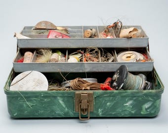 Vintage Tackle Box - MY BUDDY - 2 Tray Model - Original Blue