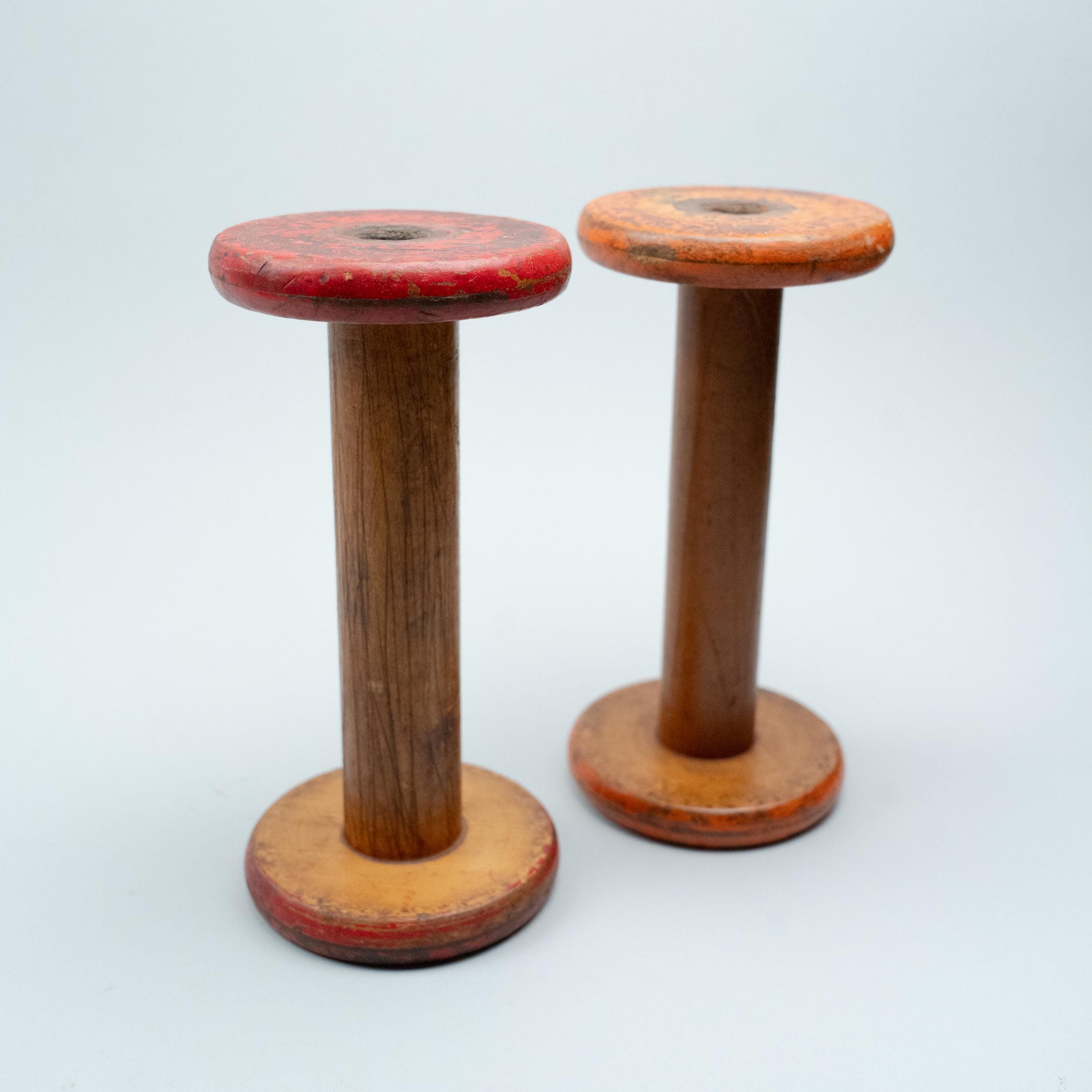 ②アンティーク糸巻きタワー アンティーク糸巻き - Etsy 日本
