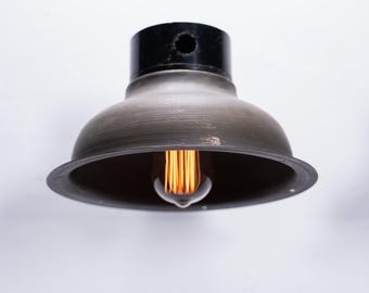 1930 Metall & Kupfer Industrie Wandleuchten