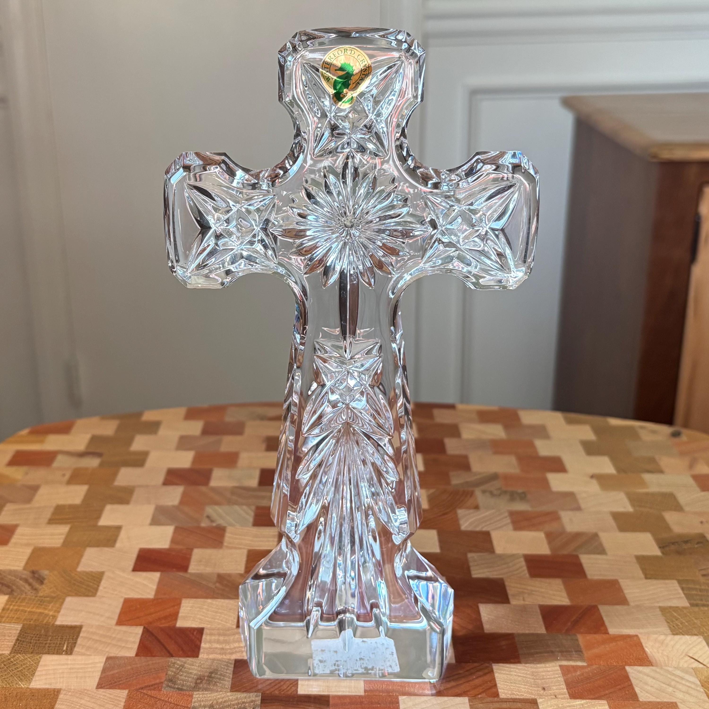 Waterford Crystal Standing Cross - Etsy