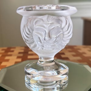 Lalique Lion Head - Etsy