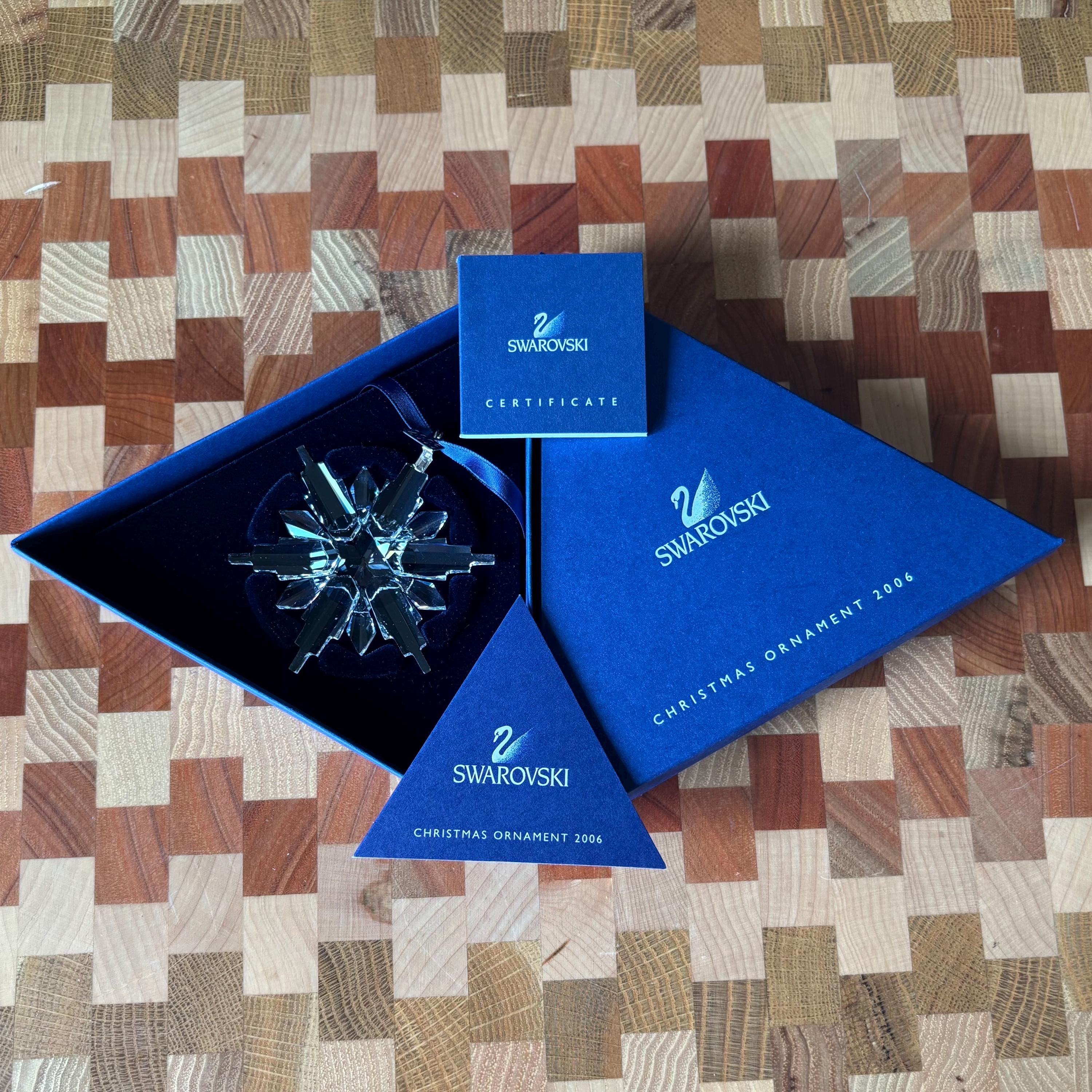 Swarovski 2006 Snowflake Star Annual Christmas Ornament, Original