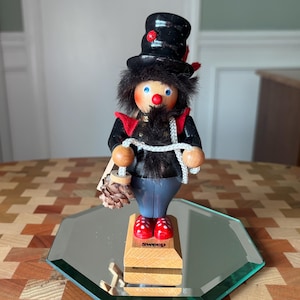 Steinbach Nutcracker Chimney “Sweep”, 2nd in Collector’s Club Nutcracker Series, 6” Lucky Troll,  New Homeowner Gift