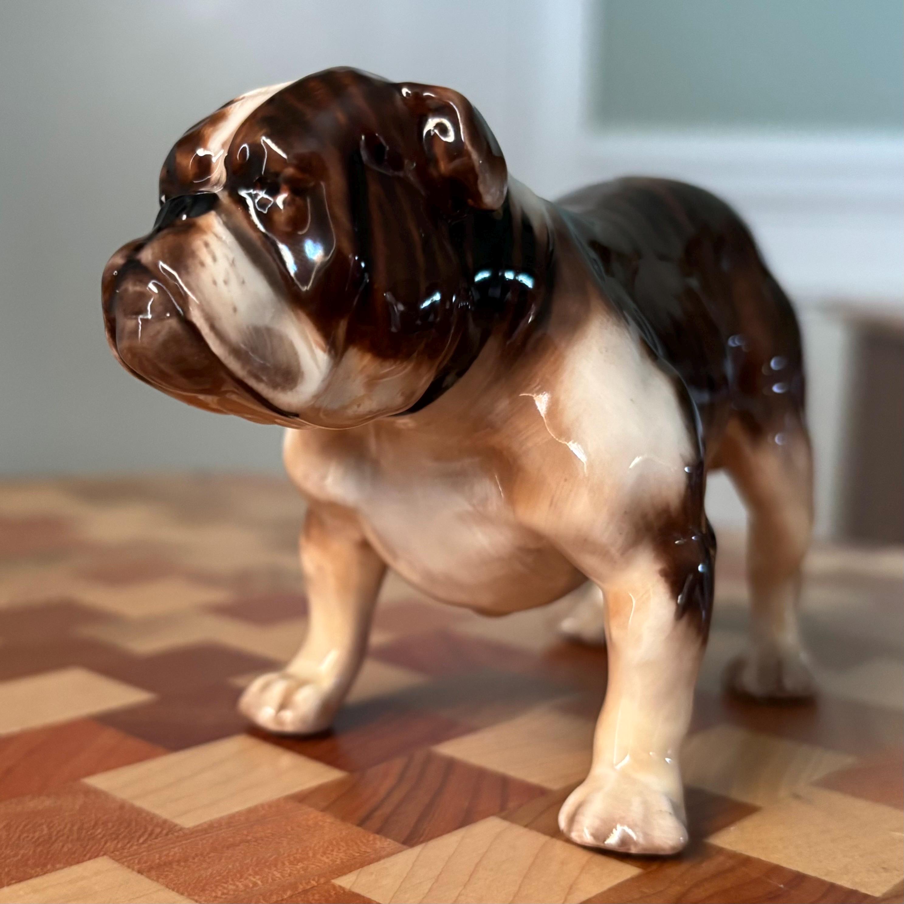 Vintage English Bulldog Figurine - Etsy