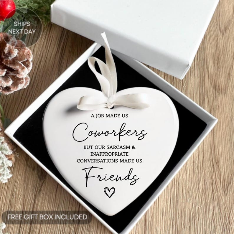 Collaboration Gift Custom Coworkers Ornament, Best Team Ever Ornament, Gift for Coworker ...