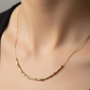 Fuck Trump Morse Code Necklace, 18K Gold Silver Plated Hidden Message Jewelry, Protest Political Statement Gift, Christmas gift, 8647
