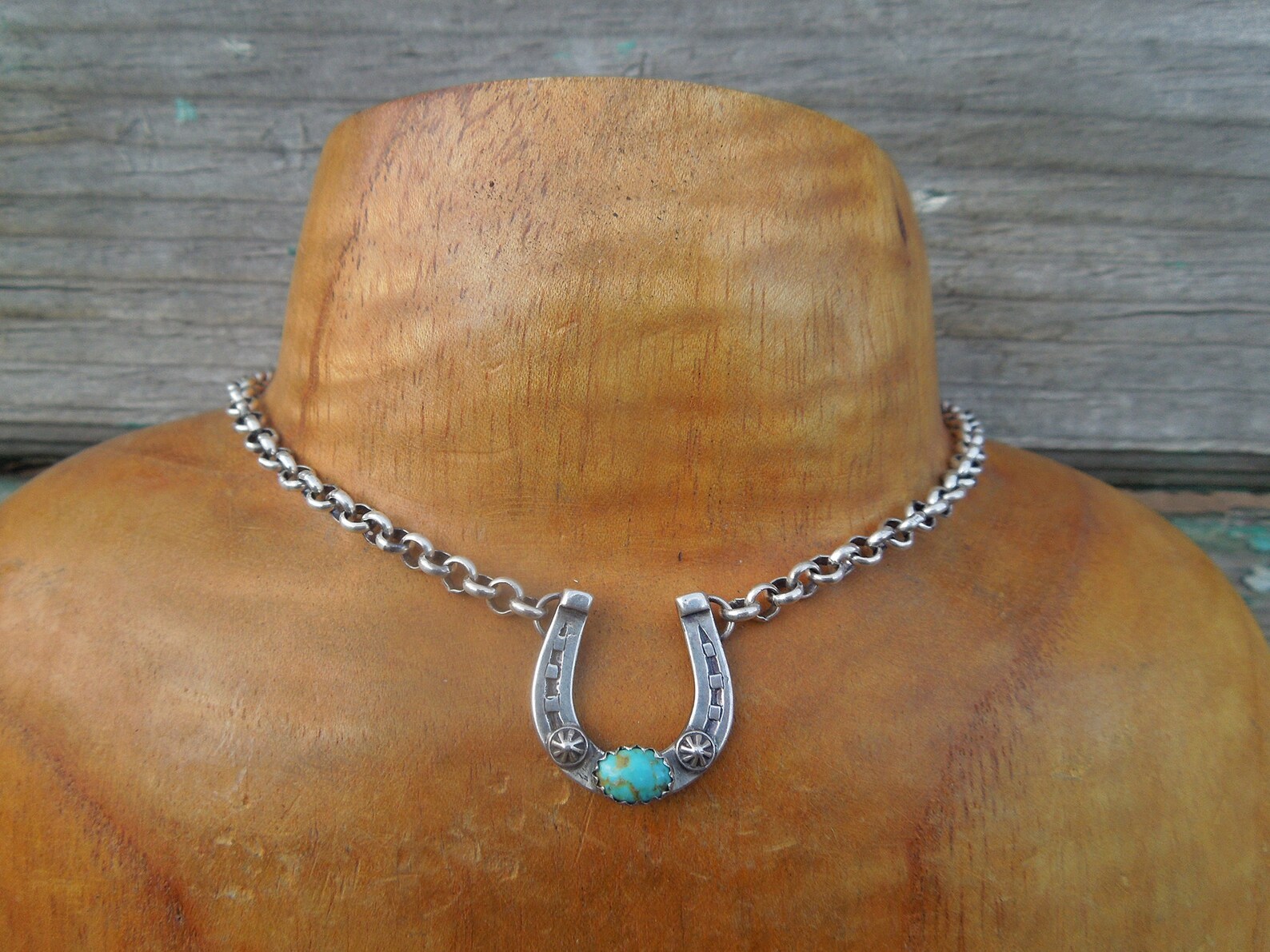 Horseshoe Sterling Silver Necklace