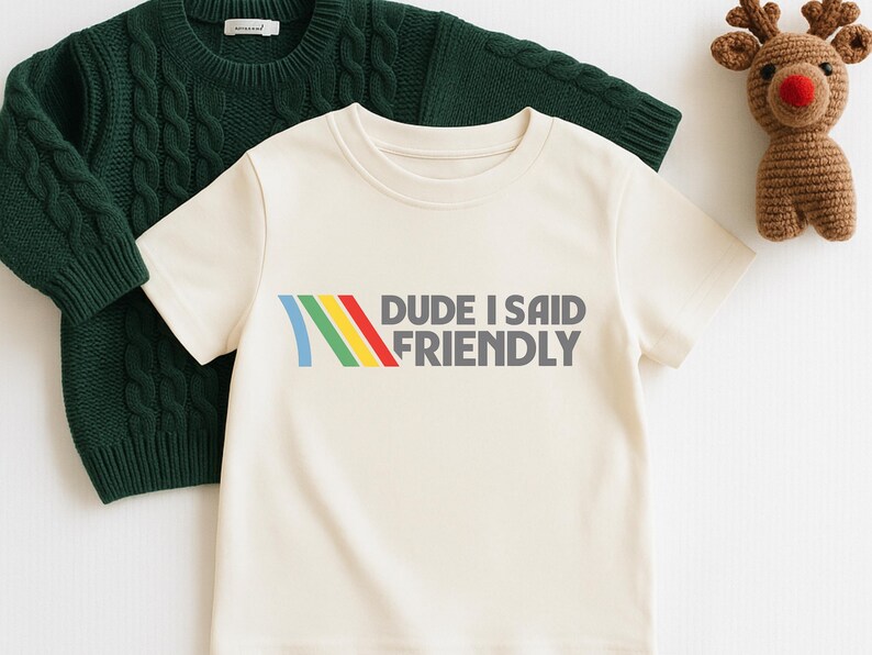 ARC Raiders Merch Dude I Said Friendly Character T- Produktbild-Vorschau 3