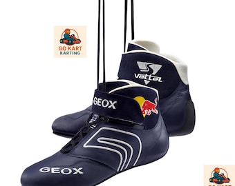 Embroidered Leather Go Kart Racing Shoes: Karting Performance