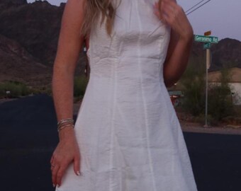 100% Cotton Mini Contour Dress