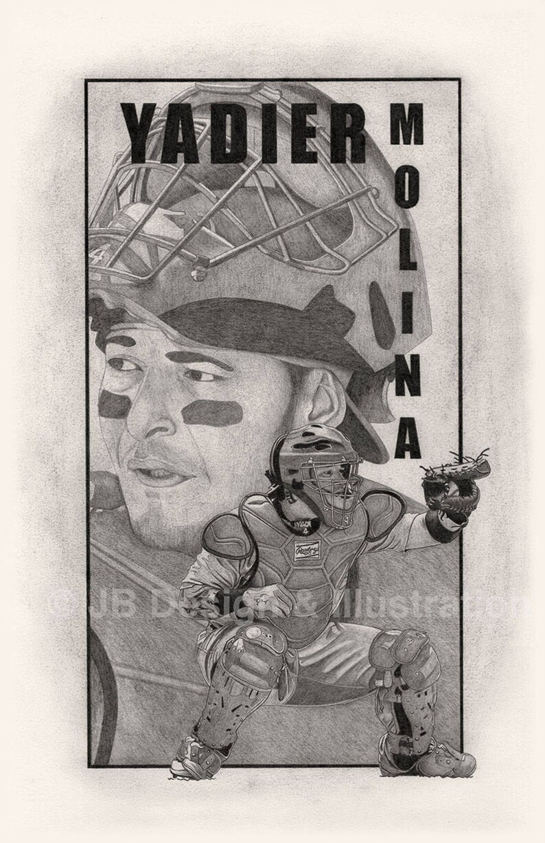 St. Louis Cardinals Greeting Cards Yadier Molina