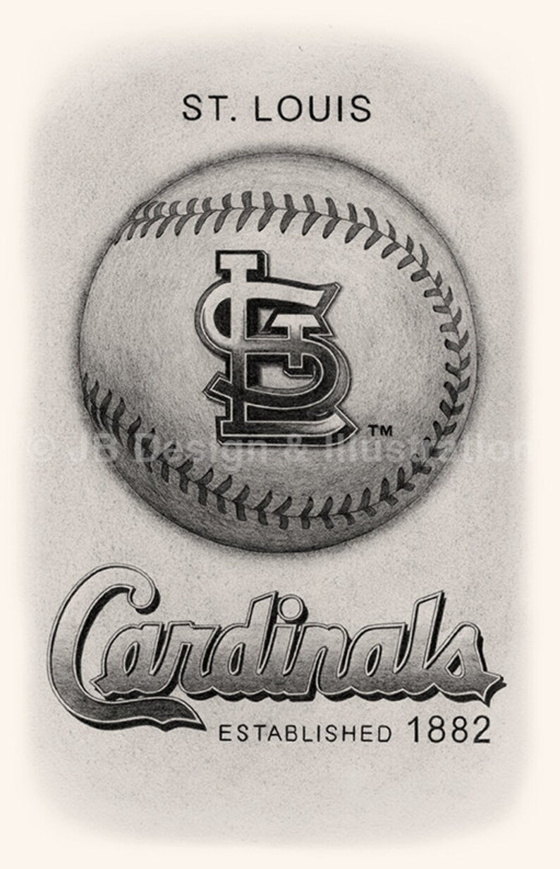 St. Louis Cardinals Greeting Cards Cardinals Logo