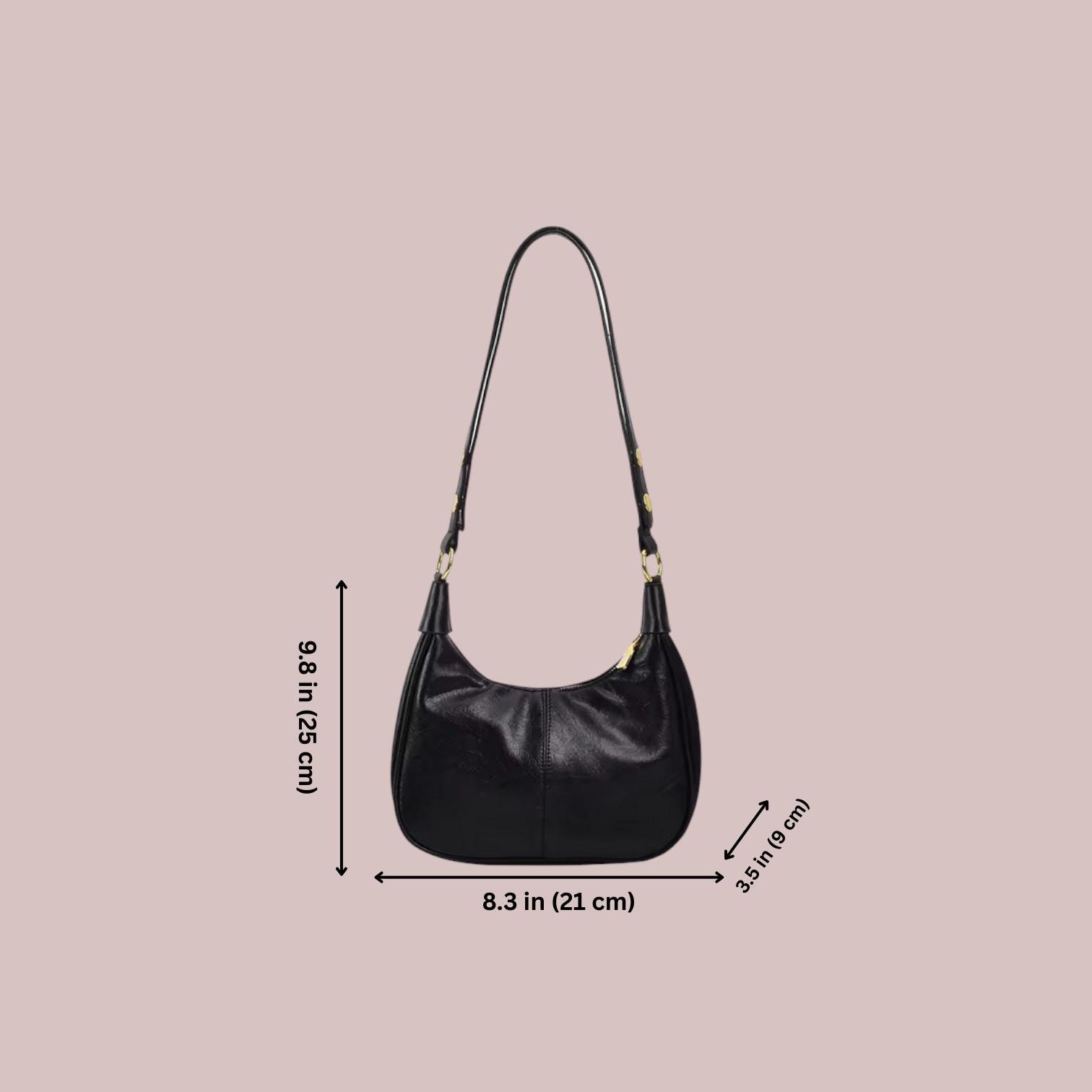 Bolsos De Hombro Crescent Para Mujer - Bolso Rojo Pequeño Y2k
