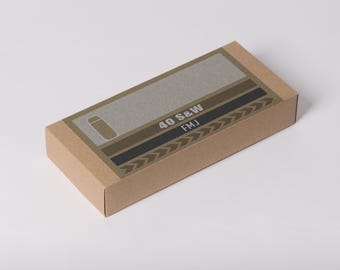 40 etiquetas para cajas de munición S&W / Descarga digital / Imprimibles en formato PNG y PDF de 6 x 3 pulgadas / Cargas personalizadas disponibles