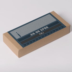 30-06 SPRG Ammo Box Labels | Digital Download | Printable 6x3 Inch PNG & PDF | Custom Loads Available