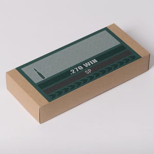 270 WIN Ammo Box Labels | Digital Download | Printable 6x3 Inch PNG & PDF | Custom Loads Available