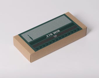 Etiquetas para cajas de munición: imprimibles en formato PNG y PDF de 6 x 3 pulgadas (descarga digital) - Custom Loads