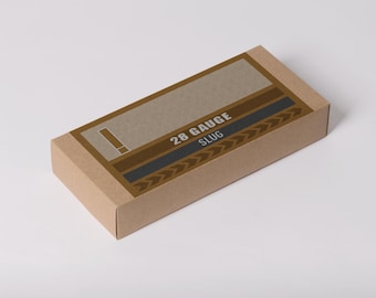 Etiquetas para cajas de munición: imprimibles, 6 x 3 pulgadas, PNG y PDF (descarga digital), cargas personalizadas