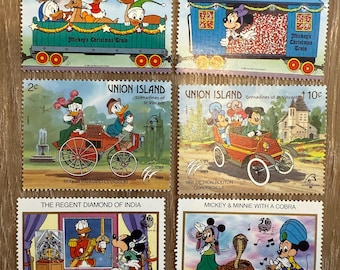 ディズニー クリスマス タークス カイコス諸島 1983 年セット 切手 9