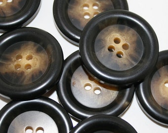 6339ej 7 pieces large buttons cream white 28 mm coat buttons jacket buttons large buttons coat buttons jacket buttons jacket buttons big buttons big buttons