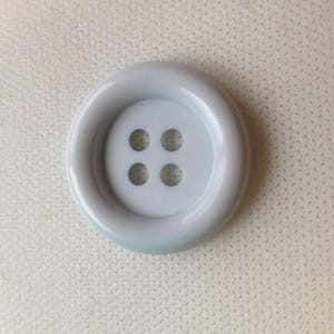 Extra Large Button, 8 bright colors are avaiable. Lot size is 1 button. Shiny Rim Dull center, 1-1/4 34mm Four hole. Craft Button image 5