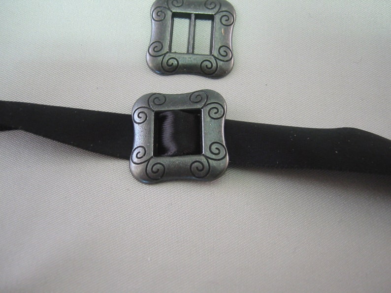 lot of 2 ---- Size 78 Buckles Gray Buckle Pewter color Buckle