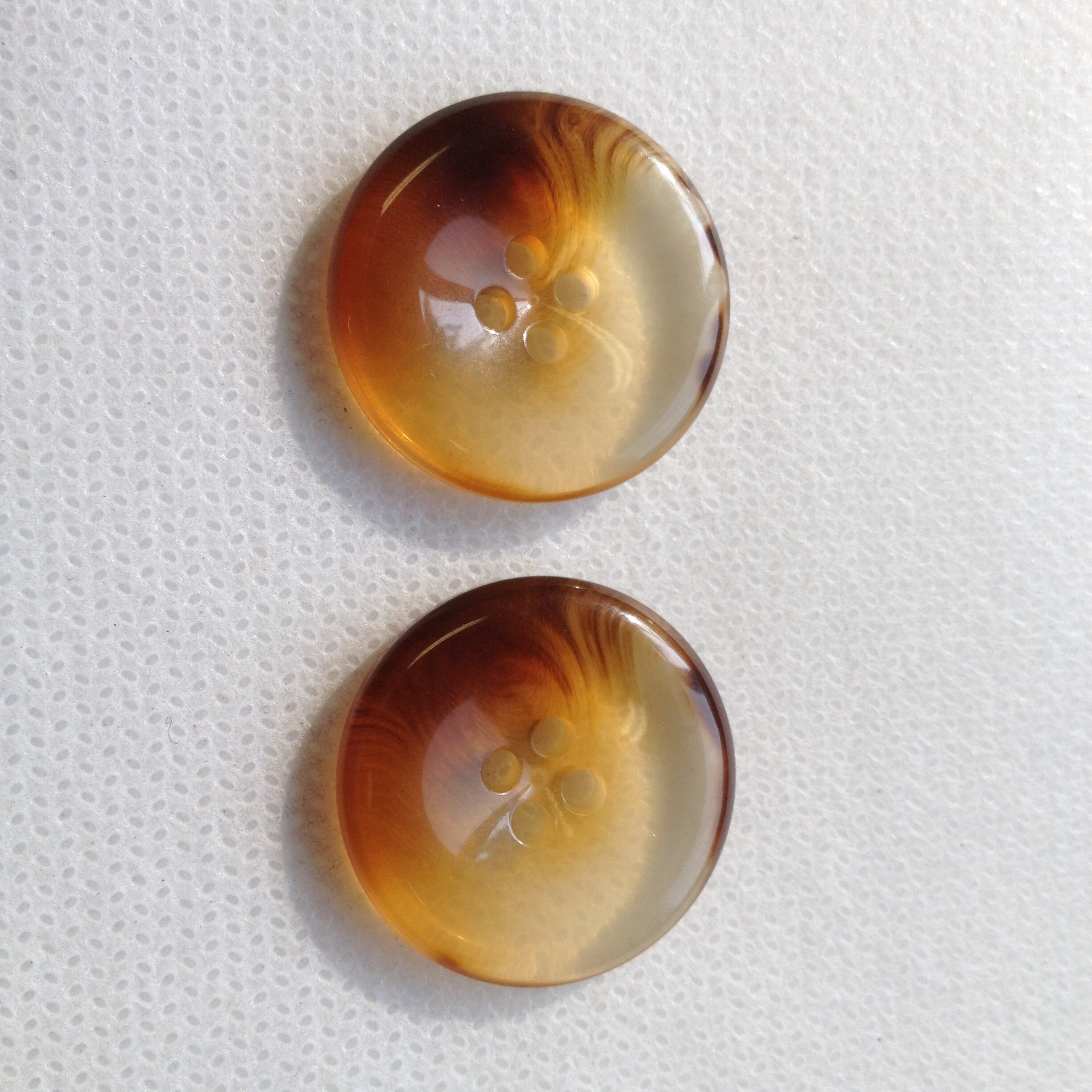 Tan (brown) Buttons, Four Sizes Available 7/8