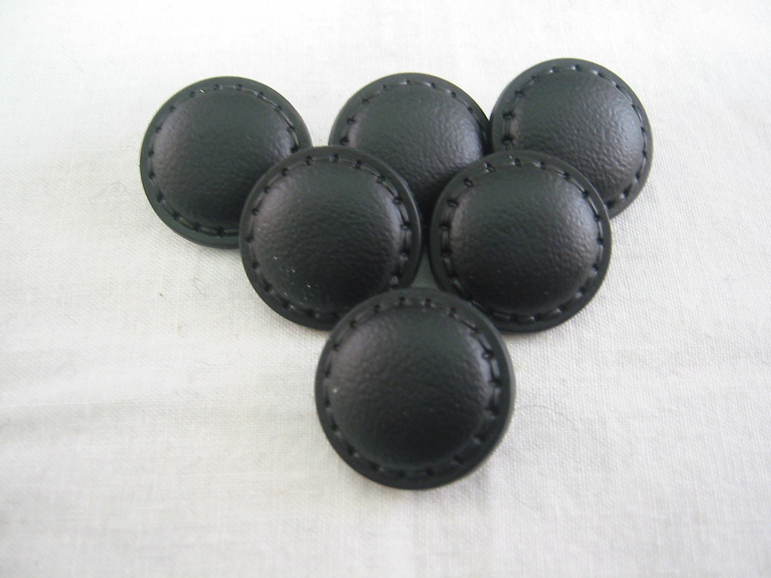 Leather Buttons 1 1/8