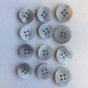 10.5/11.5MM Natural Mother Of Pearl Buttons Of Clothing High Quality Luxury  2-Hole Shell Button Of Shirt Sweater Sewing DIY