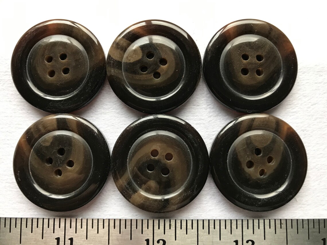Brown coat button. Ex Large Brown coat button 1 1/8 | Etsy