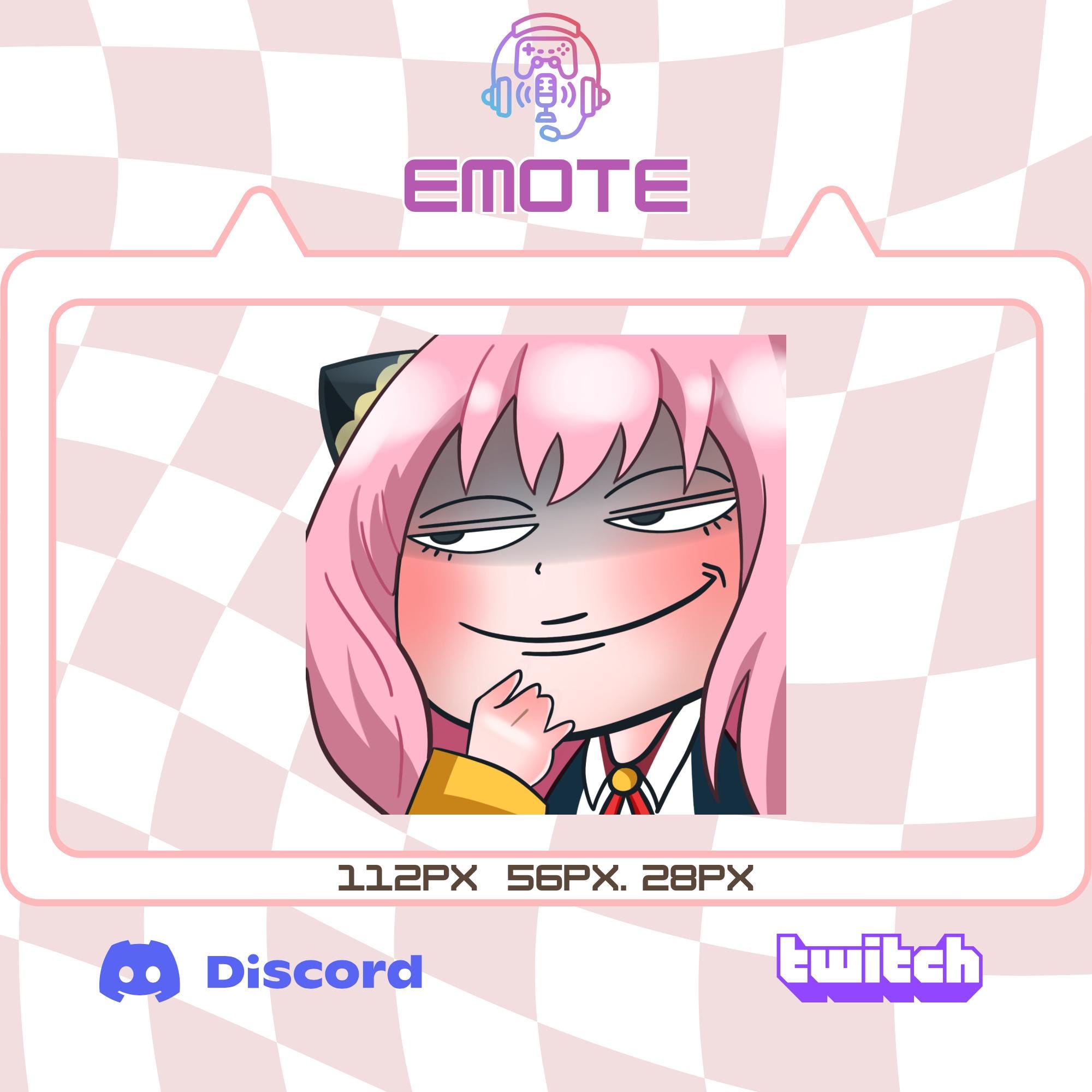 Anya Spy Family Emotes - Etsy