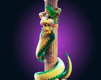 Estatua de Medusa, figura de la mitología griega, escultura de la mujer serpiente gorgona, figura coleccionable de criatura fantástica para exhibición.