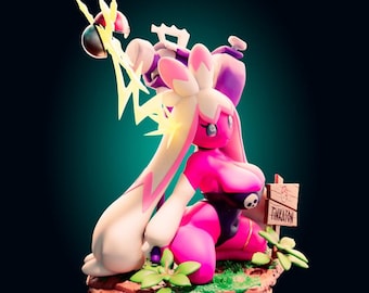 Figura de anime inspirada en Tinkaton, estatua de criatura fantástica, figura coleccionable de personaje de videojuego.