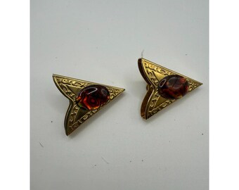 Vintage Golden Shirt Collar Tips