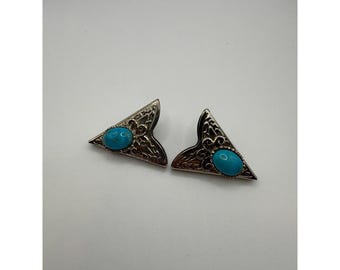 Vintage Silver Shirt Collar Tips