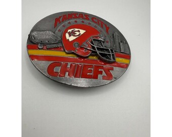 Vintage 1993 Kansas City Chiefs Belt Buckle