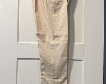 Vintage Jones New York Country Textured Cream Stretch Trousers