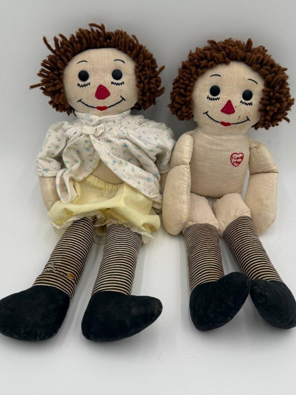 Knickerbocker Raggedy Ann and Andy - Etsy