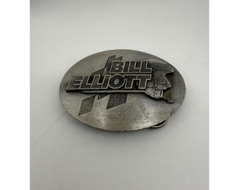 Vintage 1991 Bill Elliott Belt Buckle