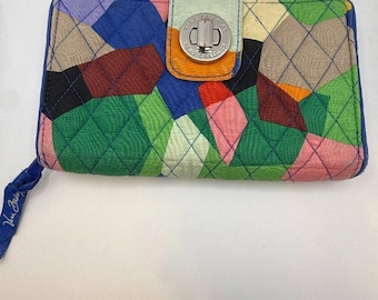 Nice Vintage Multi Color Shaped Vera Bradley Wristlet Wallet